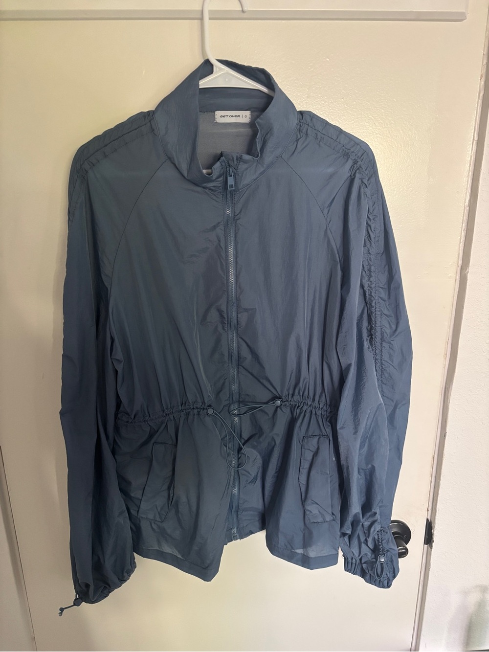 Lightweight Women's Windbreaker Jacket - Slate Blue